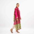 Maahru Unstitched Fabric For Women - 2 Piece Khaddar - Pinky loom. 