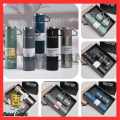 Water Bottle 3 Pis Set 500ml Stainless Steel Vacuum Insulated Bottle Gift Set Office Business Style Coffee Mug Thermos Bottle Portable Flask Carafe. 
