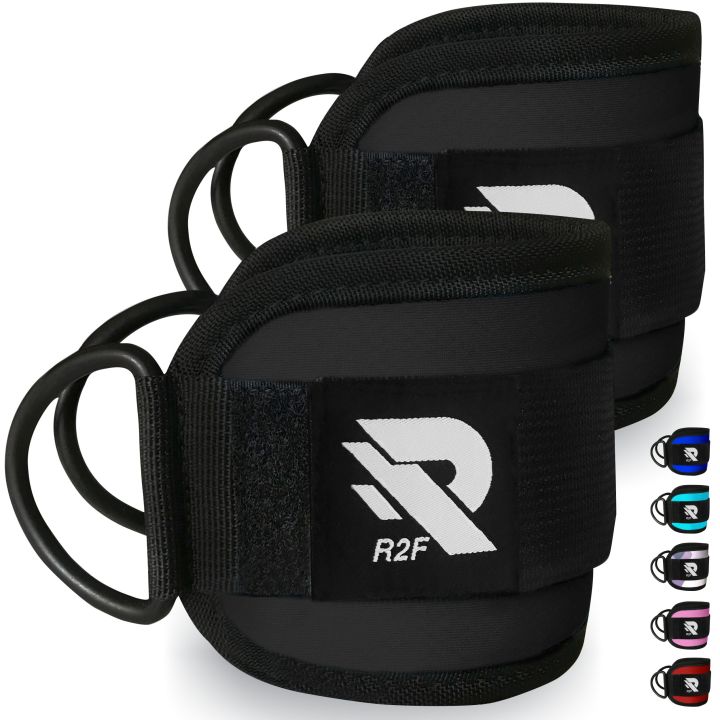 Adjustable D-ring Gym Ankle Strap Durable Cuffs for Cable Machines Workouts Leg & Butt Weight Lifting Exercises