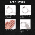 for Loose Rings Invisible Ring Guard Clip Transparent Silicone Sizer Tightener Resizer 4 Sizes. 