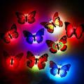 Pack of 3 Glow In The Dark LED Butterfly Night Light Color Changing For Kids. 