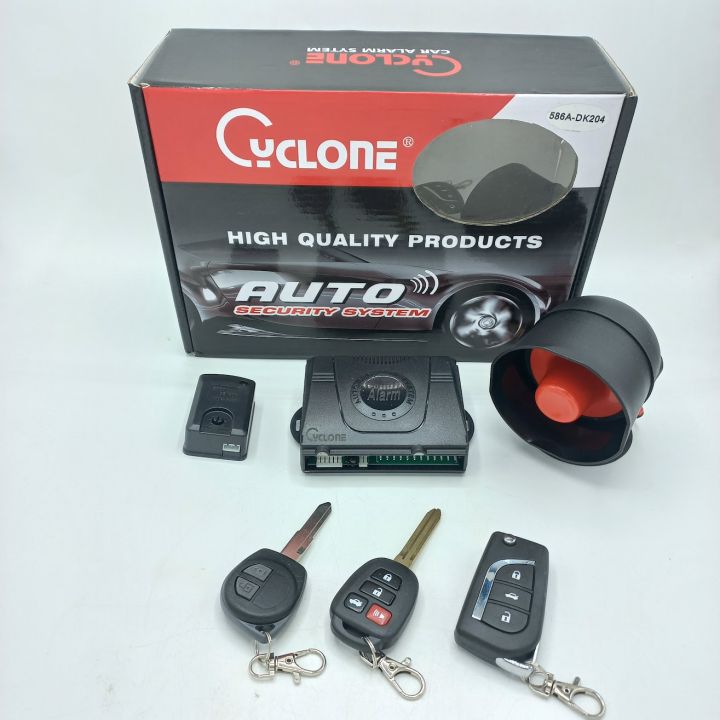 Cyclone Keyless CAR ALARM SECURITY SYSTEM For Suzuki, Honda And Toyota Vehicals
