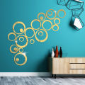 24pcs/lot Wall Art Acrylic Mirror Surface Polka Dots Circle Wall Stickers For Kids Baby Rooms Home Decor Round Wall Decals DIY Art Mural. 