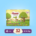 Momse Economy Diapers - Large Size 4 - 32 Pcs - 9-14kg. 