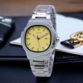Rick Quartz Watch for Men – Modern Design with Date Display Stainless Steel Build Casual Wear. 
