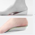 【HOT】 1.5-3.5CM Invisible Height Increasing Insole Orthopedic Arch Support Insole Soft Elastic Light Weight For Men Women Shoes Pads. 