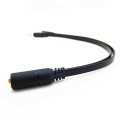 Headphone 3.5mm Splitter Mic Cable for Computer, Headset 3.5mm Female to 2 Dual Male Microphone Audio Stereo Jack Earphones Port Connector to Gaming Speaker PC Adapter. 