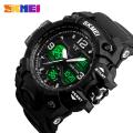 SKMEI Sport Digital Chronograph Dual Display Alarm 50M Waterproof EL Light Watch For Men 1155B. 