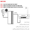 WiFi Router UPS Power Bank 12 Volts For All wifi Routers Original Black. 