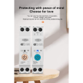 63A 1P+N WIFI Smart Switch Energy Meter Relay MCB TUYA Smartlife Voltage Current Protection,TOB9-63T No Metering White. 