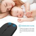 Black Wireless Optical Scroll Mouse Mice For PC Laptop Computer USB. 