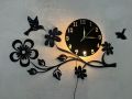 Al Noor Traders Brand High quality wooden wall clock | Flower shaped wall clock | flower shaped wooden wall clock. 