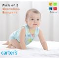 Pack of 5 Baby Sleeveless Romper Set. 