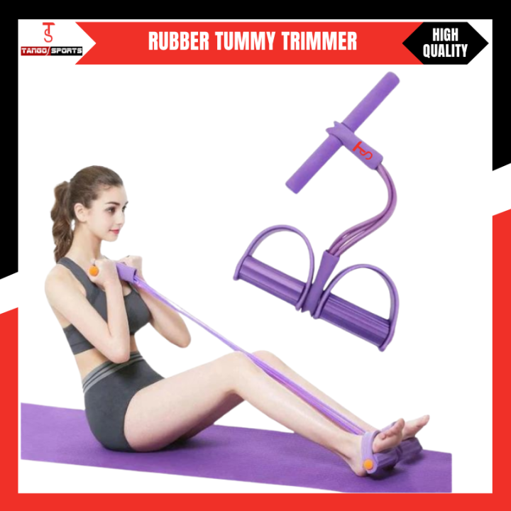 Rubber Tummy trimmer 3 ropes, body exercise machine, Home Gym Machine, Belly Fat Burner