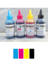Transprint Ink Four Colors for HP EPSON and Cannon printers-100ml. 