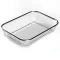 M.sale Rectangular Colander Square Colander Coarse Wire Mesh Colander Strainer Sink Drain Wash Basket. 