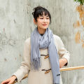 22 Red Scarf Annual Meeting Shawl Solid Color Plain 250 Non-Fading Scarf in Stock Cross-Border Unisex. 