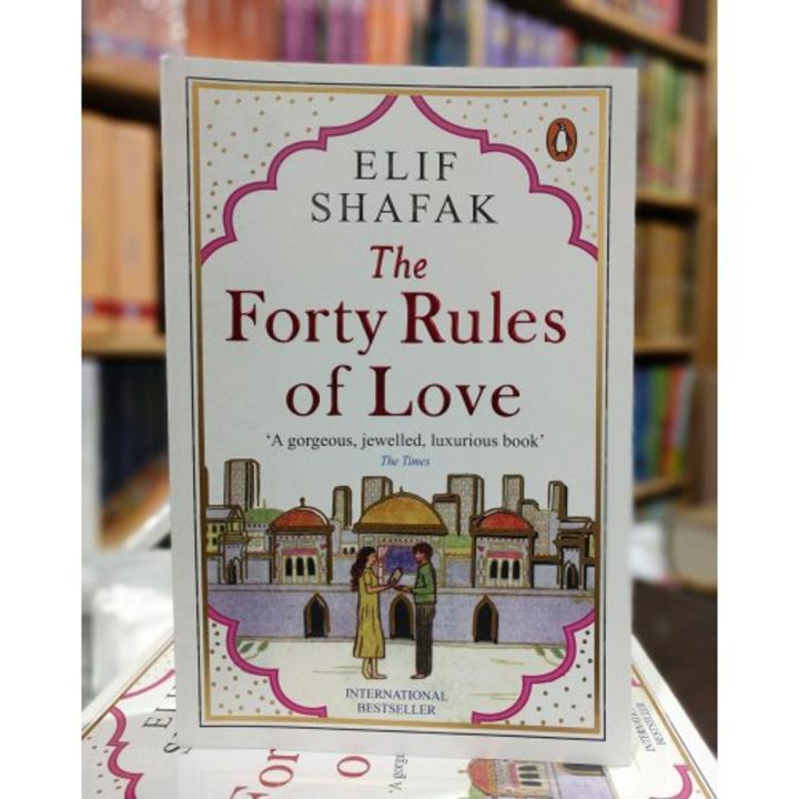 The Forty Rules of Love by Elif Shafak paperback book english novel KS