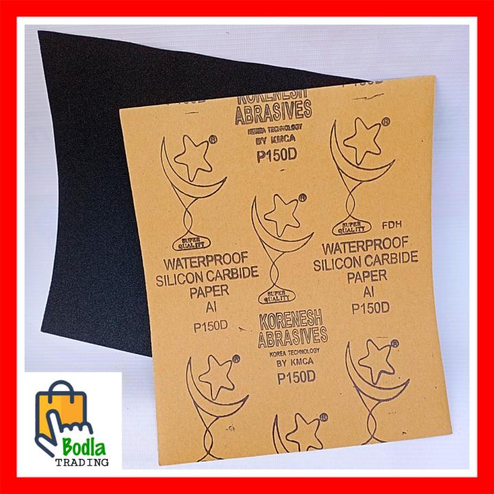 Sand Paper/ Emery Paper/ Abrasive Paper Water Proof Grit 150 For Wood, Metal and Walls