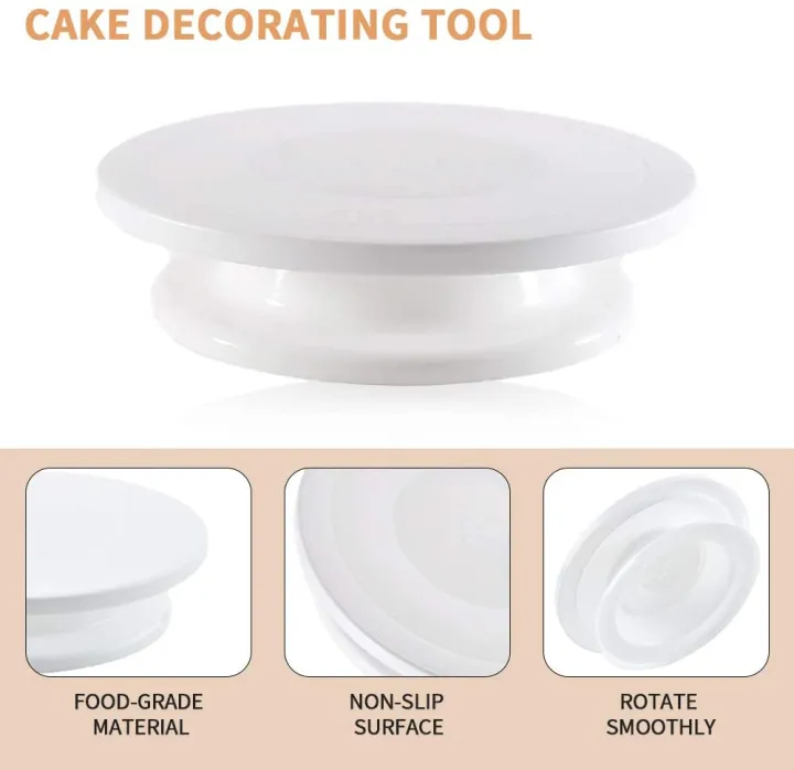 FREE%20SHIPPING%20Decorating%20Plastic%20Cake%20Turntable%20Rotating%20Anti-skid%20Round%20Cake%20Stand%20Cake%20Rotary%20Table%20Plate%20Kitchen%20DIY%20Pan%20Baking%20Tool%20-%20Image%206