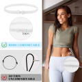 4 PCS Crop Adjustable Band Kit Crop Tool for Shirt, Crop Band Set for Tucking Shirts, Elastic Belts for Women Tops, Shirt Band. 