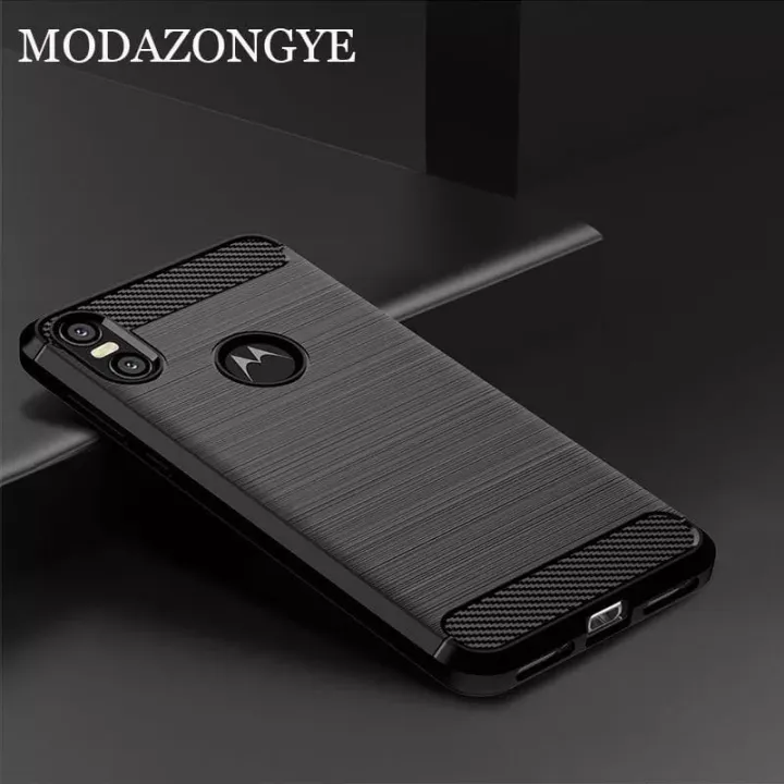 Motorola%20Moto%20One%20P30%20Play%20Case%20Soft%20Silicon%20Carbon%20Fiber%20Cover%20For%20Moto%20P30%20Play%20XT1941%20-%20Image%202