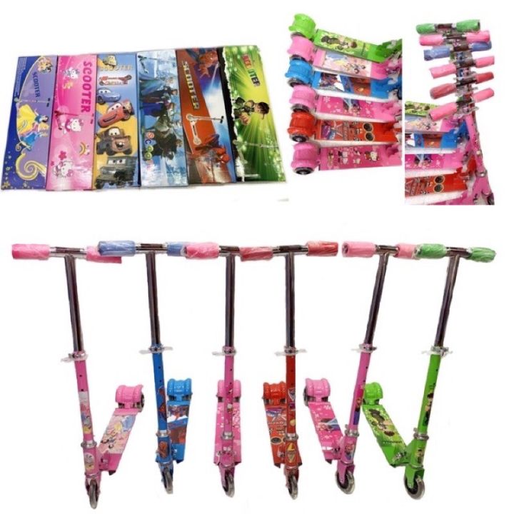 Scooty%20For%20Kids%20Littles%20Ben%2010%20Green%20%20Height%20Adjustable%20Kids%20Folding%20Scooter%20-%20Image%206