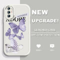 AMORVOR for Redmi Note 10 5G Xiaomi Poco M3 Pro Back Cover Purple Butterfly Heart PU Leather Case Soft Silicone Edge Phone Cases. 
