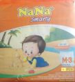Nana Smarty Baby Diapers Medium Size (M*74Pcs 4-9 Kgs Jumbo Pack). 