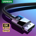 Ugreen Displayport for Xiaomi Mi Box 8K/60Hz DisplayPort 1.4 Cable Hig-speed 32.4Gbps for Computer TV BOX PUBG Gaming HD PC Displayport Cable. 