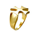 New design manufacturer wholesale stainless steel Goth rings for men. 