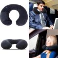 Neck Pillow Travel Pillow 68675 | Inflatable Curved Neck Travel |Head Rest Cushion. 