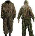 Shekari Ghillie Suit 3D Bionic Leafy Camouflage Clothing for Jungle Shekari , Wildlife Photography, Bird Watching，Halloween, Shooting. 