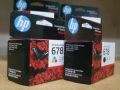 HP 678 Black & Color Original Ink Cartridge SET  (CZ107AA / CZ108AA). 