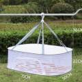 Hanging Drying Netting Dry Basket Indoor Outdoor Collapsible Clothes Dry Rack Multi Use Fish Net Drying Rack for Fruits Vegetables Underwear. 