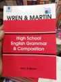High School English Grammar and Composition by Wren and Martin high quality imported book paramount book. 