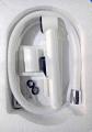 Muslim Shower Toilet Shower White Premium Quality Full Set Shower Head and PVC Pipe. 