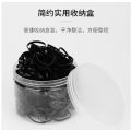 Small rubber band pure black hair decoration Japanese high elasticity headrope thin small disposable small rubber band hair rope headband T. 