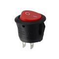 5/10PCS 2 Pin ON-OFF Rocker Switch AC/DC 250V 3A Round Boat Switches Mini Round Red. 