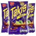 Takis Fuego Hot Chili Pepper & Lime Tortilla Chips (3-Pack). 