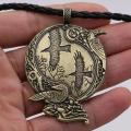 Odin Raven Amulet Crow Talisman Wicca Bird Jewelry Viking Necklace Dropshipping Valentines Day Gift. 
