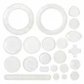 22Pcs Drawing Art Toy Students Geometric Spiral Stationery Tool Spirograph Ruler. 