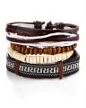 Triple XXX Multilayer Bracelet Set for Men. 