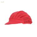 Chef Hat Mesh Food Service Baker Cap Waiter Cap for Commercial Multipurpose Red Half Mesh. 