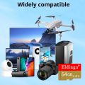 Eldingu Original SD Card 64G Class10 A1 Video MP3 MP4 Mobile Phone Memory Card. 