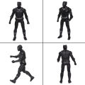 Black Panther Marvel Avengers Plastic Claw With Action Figure - Hand Contractible Pop After Pressing And Character With Light Toy For Kids. 