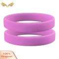 2Pcs Fashion Silicone Wristbands Wrist Bands Solid Color Sports Design Bracelets. 