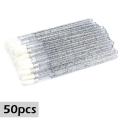 CNKESS Wholesale 50pcs Disposable Cosmetic Lip Brush Lipstick Lip Glossy Wands Pen Cleaner Applicator Makeup Brushes Tools. 