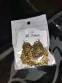 Gold Color Metal Earrings - Fashionable Women's Jewelry - Elegant Accessories for All Occasions - Buy Online on Daraz.pk for Stylish and Affordable Earrings. 
