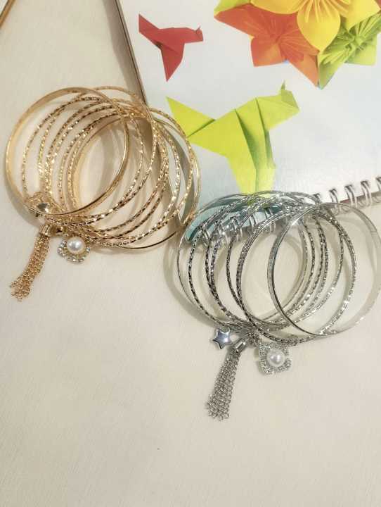 Luxury%20Metal%20Bangles%20Set%20with%20Tussles%20Twisted%20Designated%20%E2%80%93%20Gold,%20Rose%20Gold,%20Silver%20&%20Black%20Plated%20%7C%20Elegant%20&%20Durable%20Bracelets%20for%20Casual%20&%20Party%20Wear%20-%20Image%206